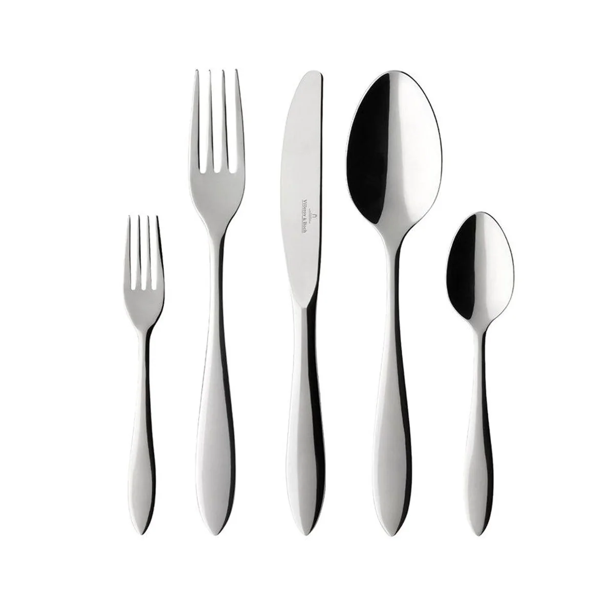 Villeroy & Boch Arthur Besteck-Set, 180-teilig, rostfreier Edelstahl, spülmaschinenfest