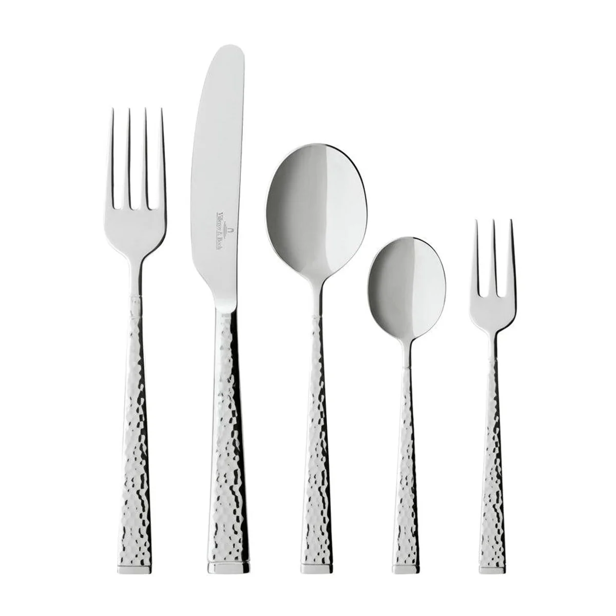 Villeroy & Boch Blacksmith Besteck-Set, 180 Teile, Edelstahl, spülmaschinenfest