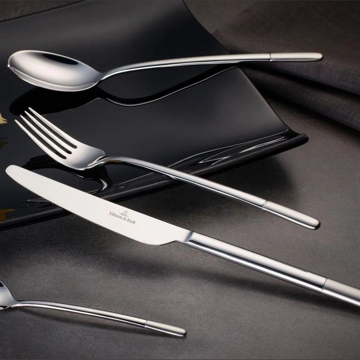Villeroy & Boch Ella Besteck-Set, 180 Teile, Edelstahl, Spülmaschinenfest 2