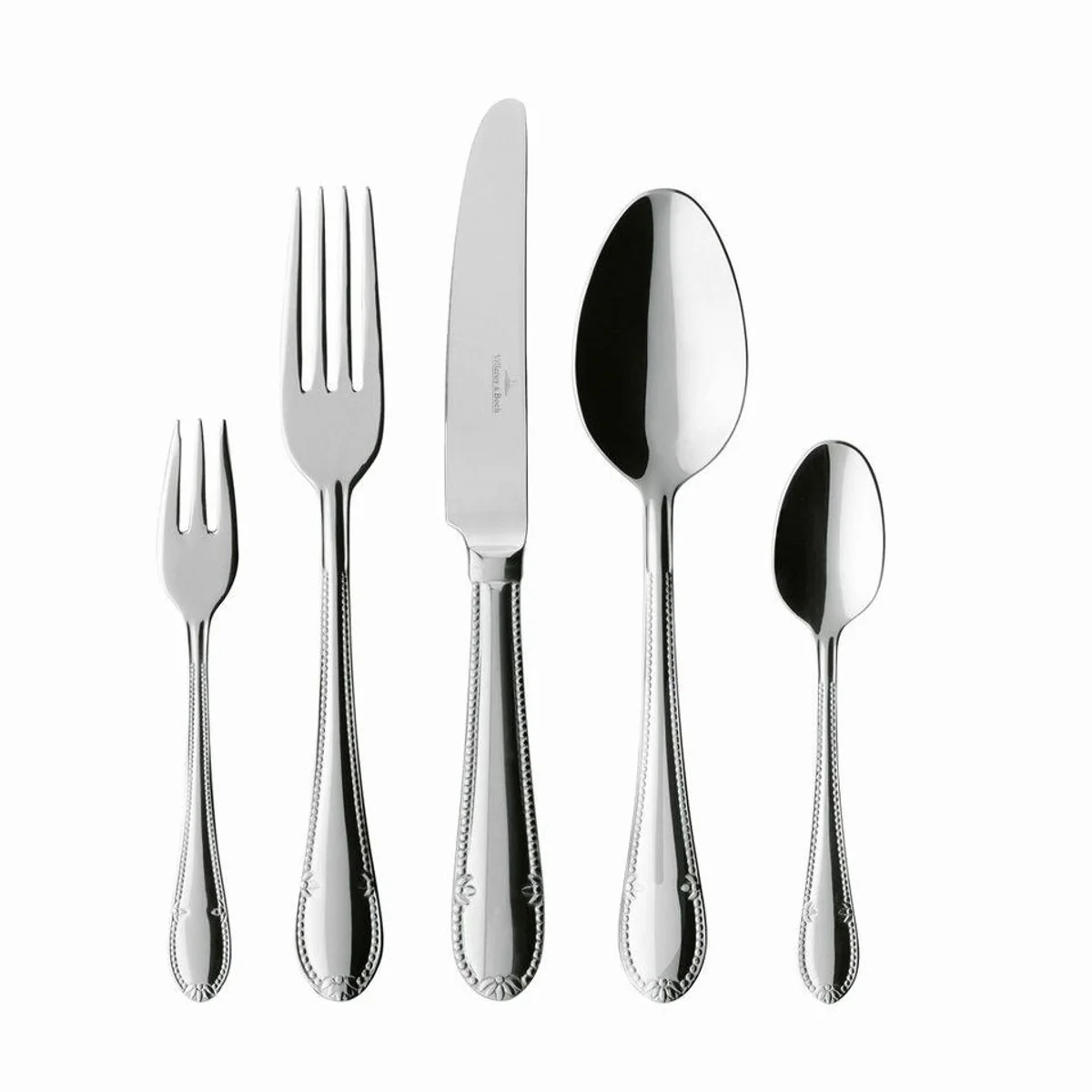 Villeroy & Boch Mademoiselle Besteck-Set, 180-teilig, rostfrei, spülmaschinengeeignet