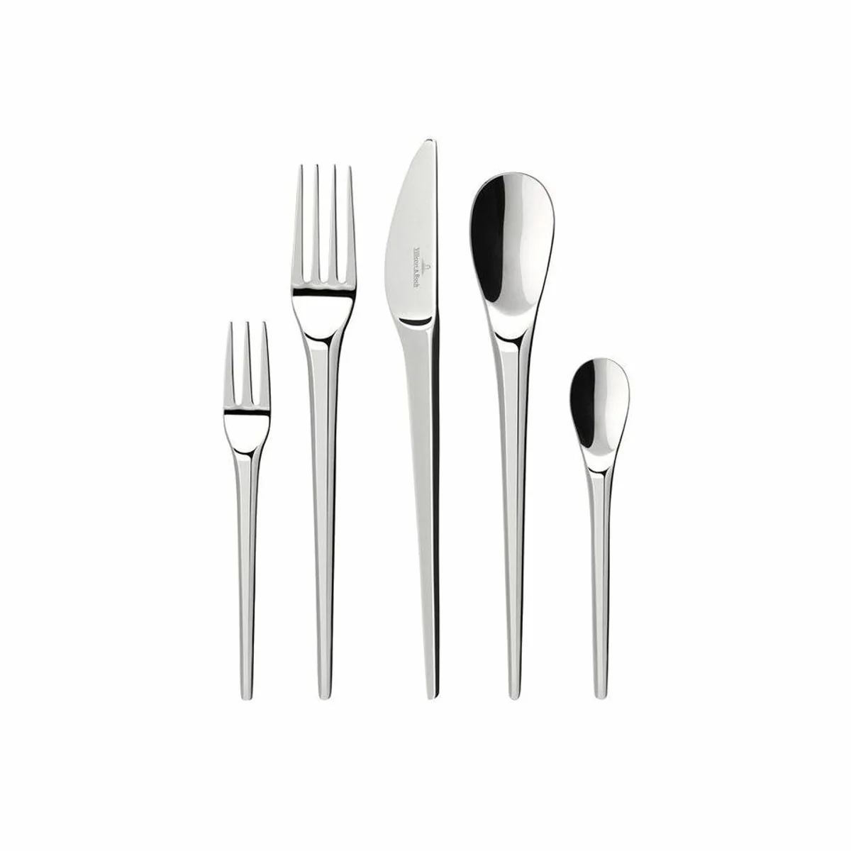 Villeroy & Boch NewMoon Besteck-Set, 180-teilig, Edelstahl, spülmaschinenfest