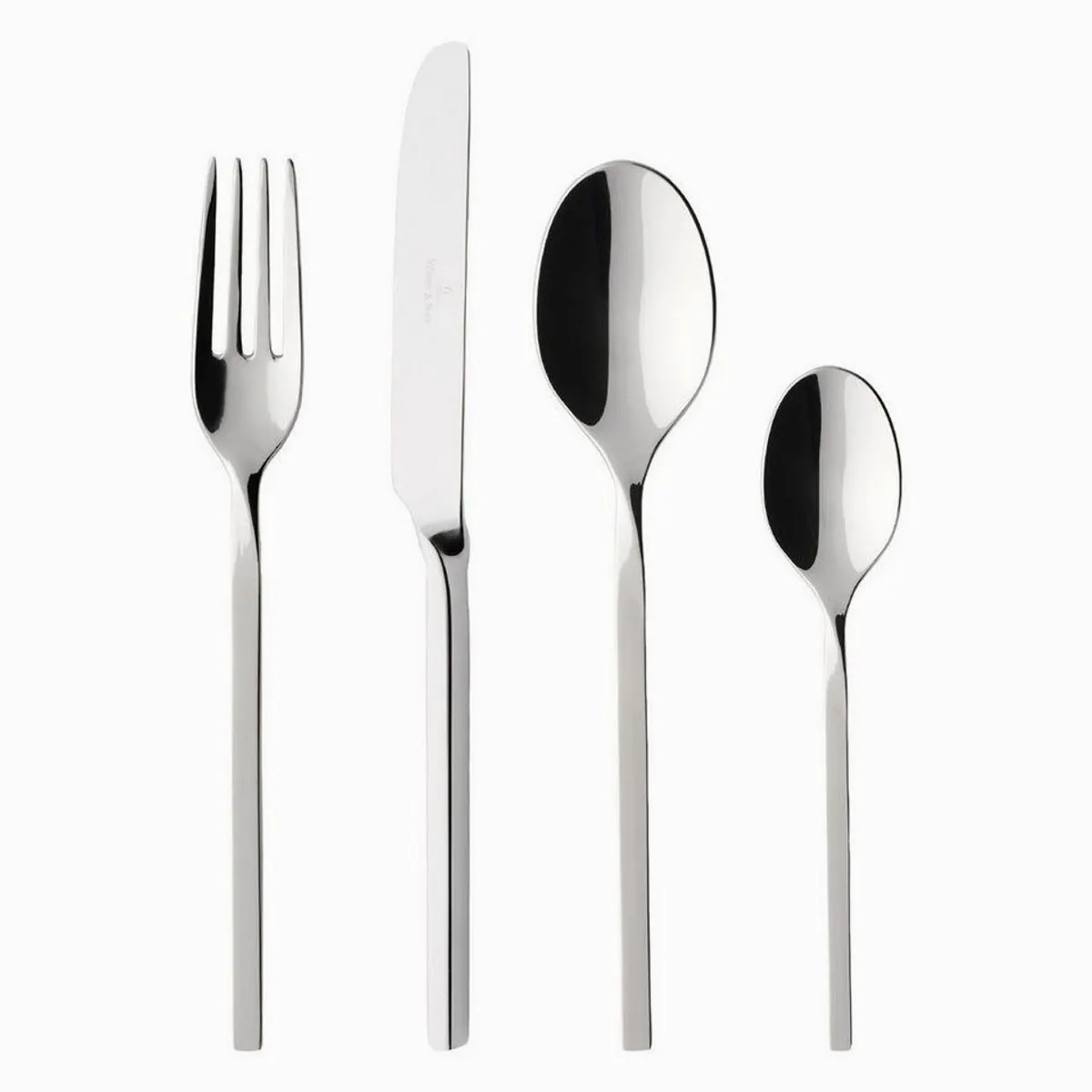 Villeroy & Boch NewWave Tafelbesteck, 144-teilig, Edelstahl, spülmaschinenfest