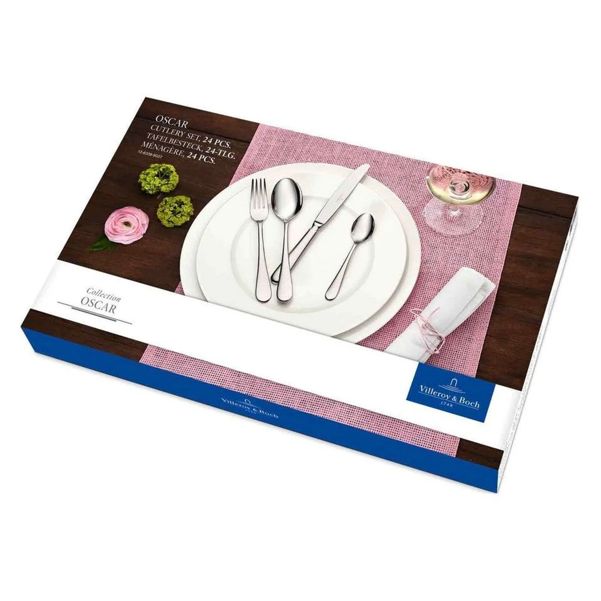Villeroy & Boch Oscar Besteck-Set, 144-teilig, Edelstahl, spülmaschinenfest 2