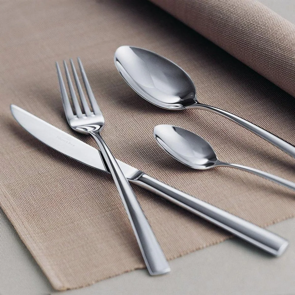 Villeroy & Boch Piemont Besteck-Set, 144-teilig, Edelstahl, spülmaschinenfest 2