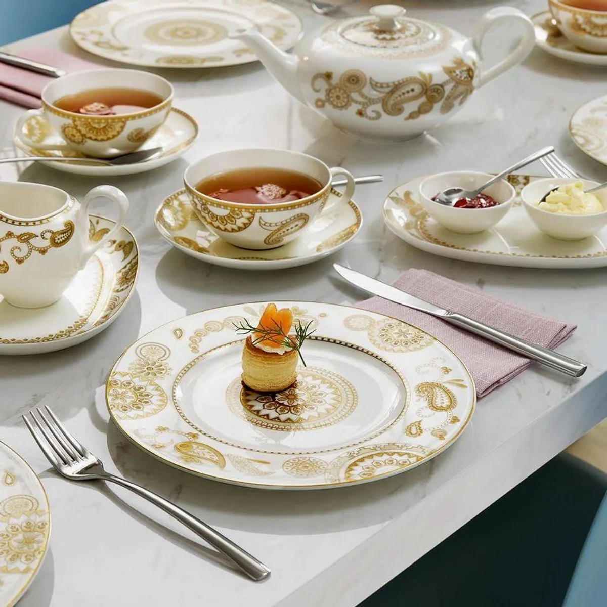Villeroy & Boch Piemont Besteck-Set, 144-teilig, Edelstahl, spülmaschinenfest 3