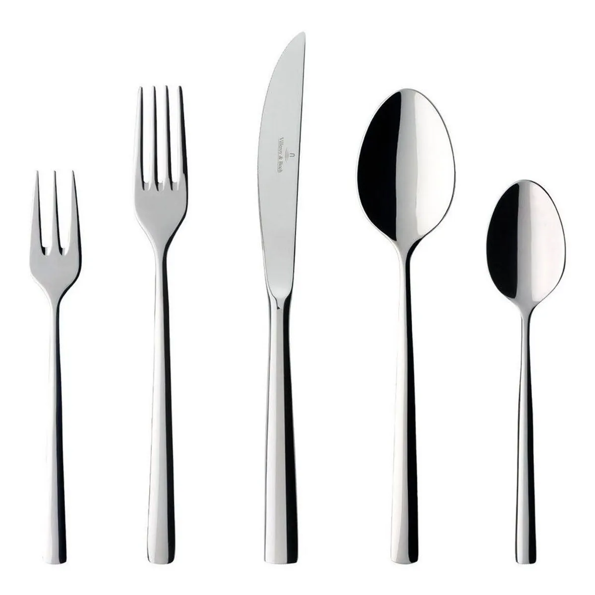Villeroy & Boch Piemont Besteck-Set, 180-teilig, Edelstahl, spülmaschinenfest