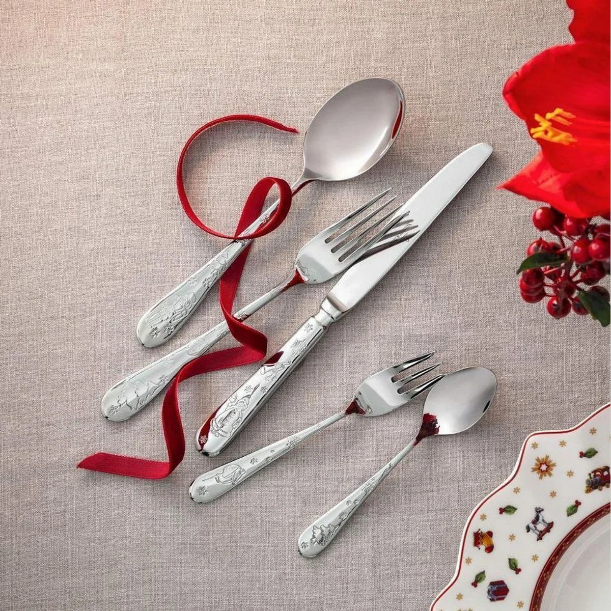 Villeroy & Boch Toy's Delight Besteck-Set, 180-teilig, für 6 Personen, Edelstahl 2
