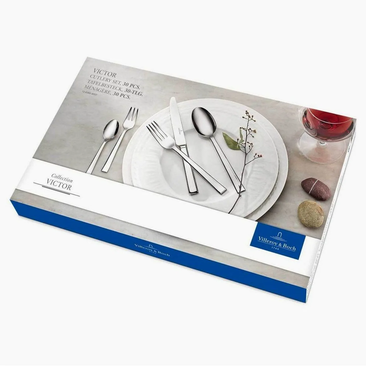 Villeroy & Boch Victor Besteck-Set, 180-teilig, Edelstahl, spülmaschinenfest 2