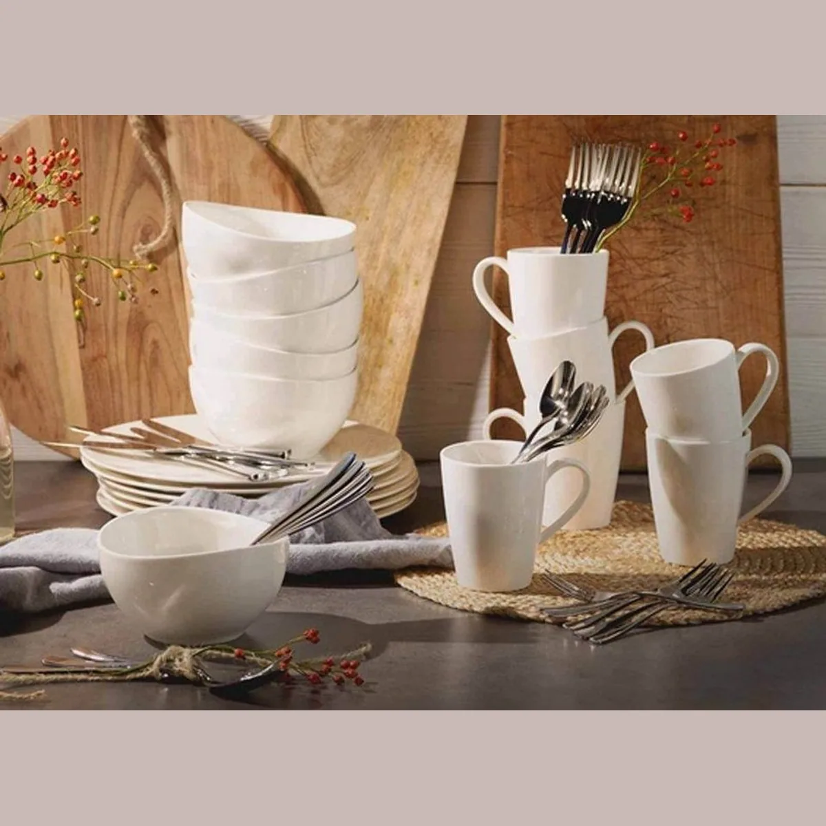 Villeroy & Boch Besteck-Set Voice Basic, 180-teilig, rostfreier Edelstahl, spülmaschinenfest 3