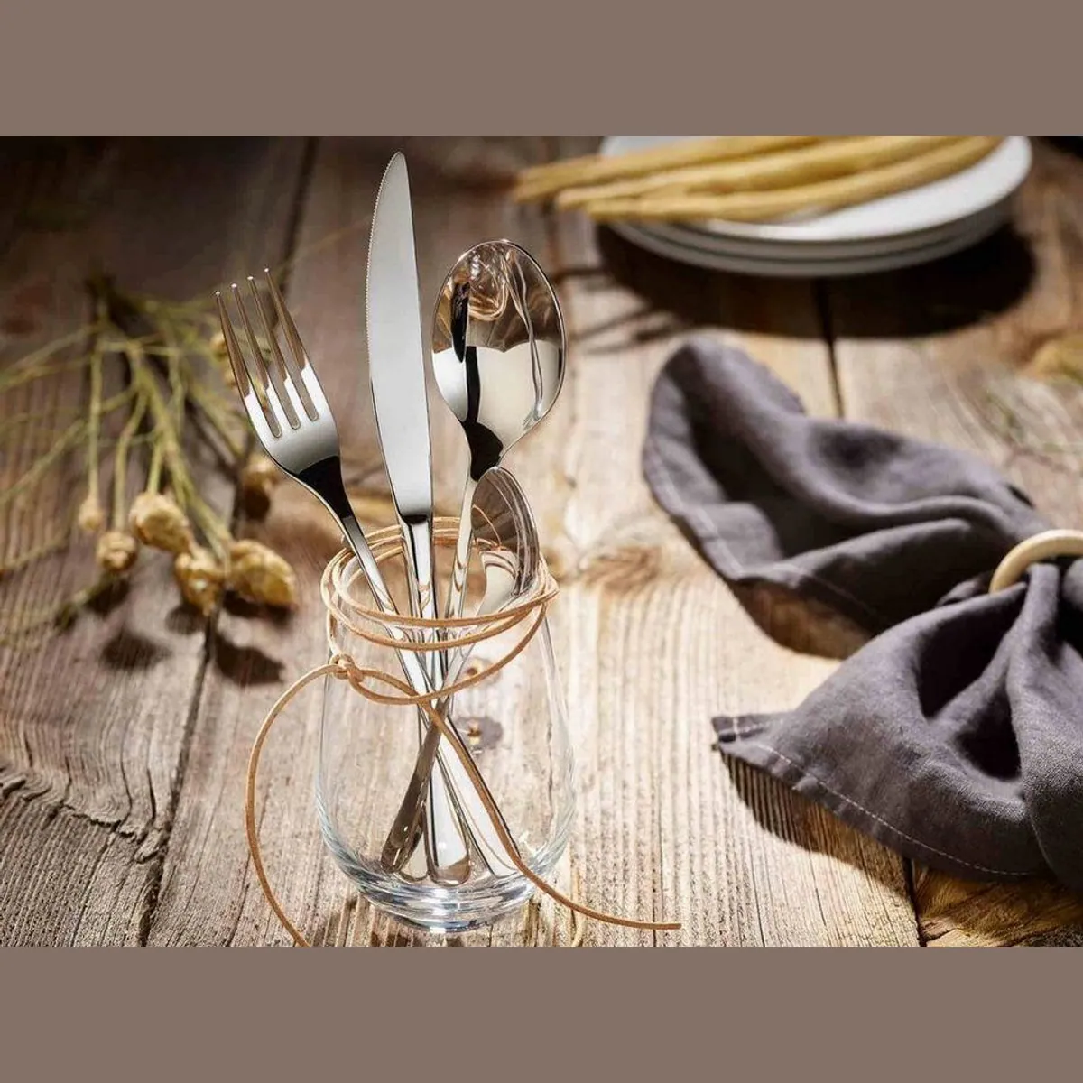 Villeroy & Boch Besteck-Set New Fresh Basic, 144-teilig, zeitloses Design, spülmaschinenfest 3
