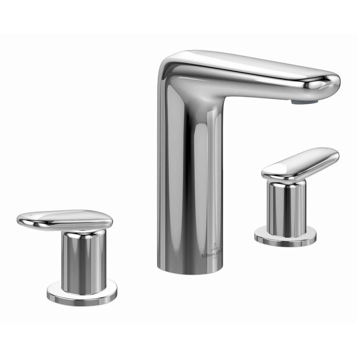 Villeroy & Boch Antao Waschtischarmatur, robust, pflegeleicht, mit Push-Open-Ablaufgarnitur