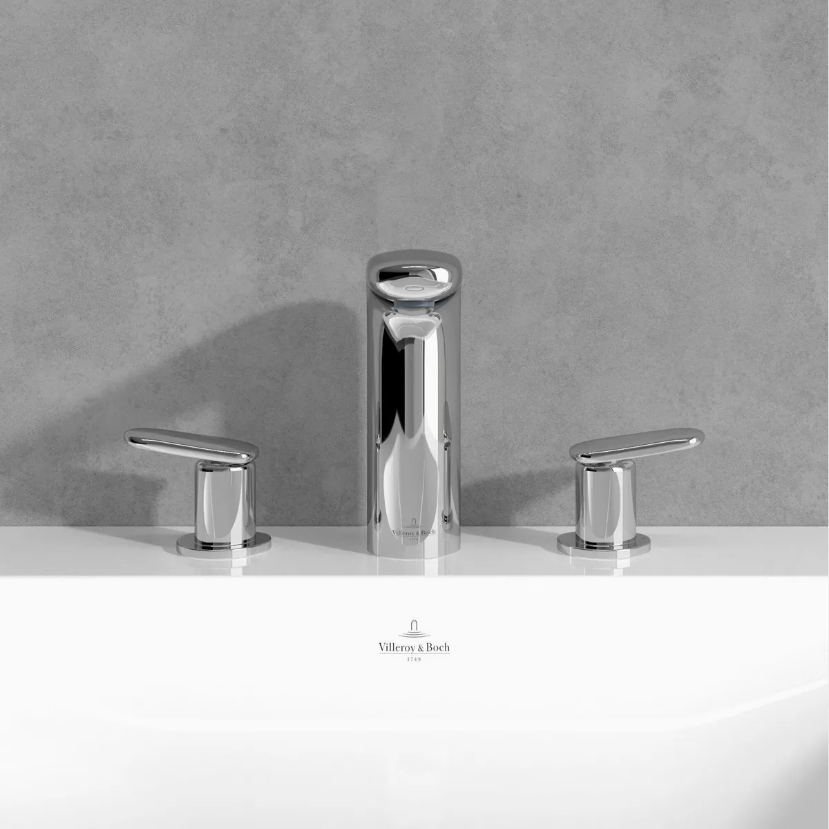 Villeroy & Boch Antao Waschtischarmatur, robust, pflegeleicht, mit Push-Open-Ablaufgarnitur 4