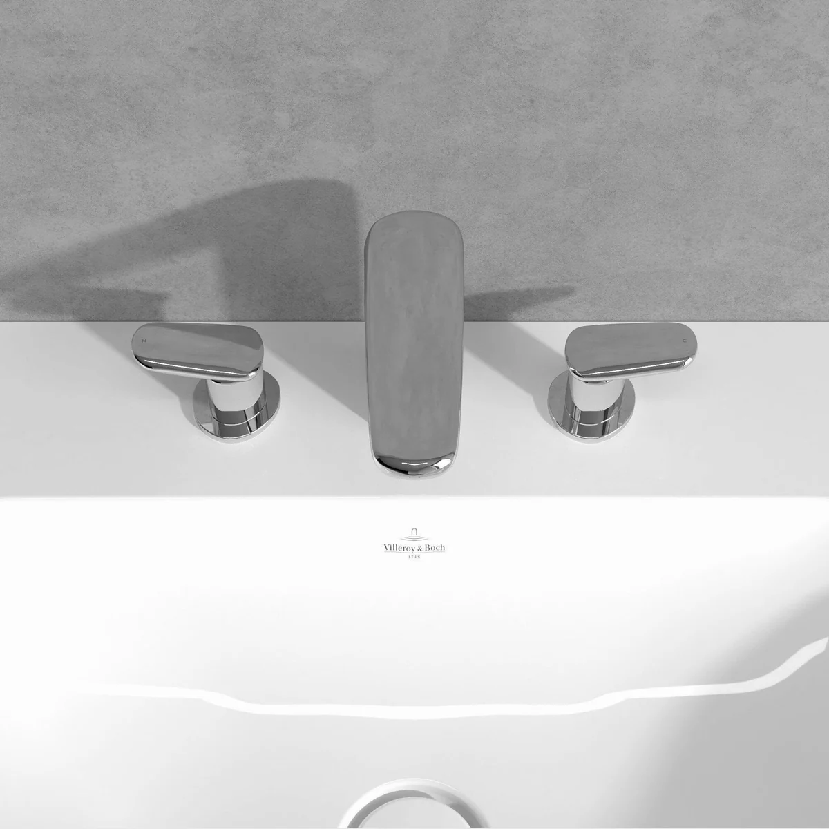 Villeroy & Boch Antao Waschtischarmatur, robust, pflegeleicht, mit Push-Open-Ablaufgarnitur 5