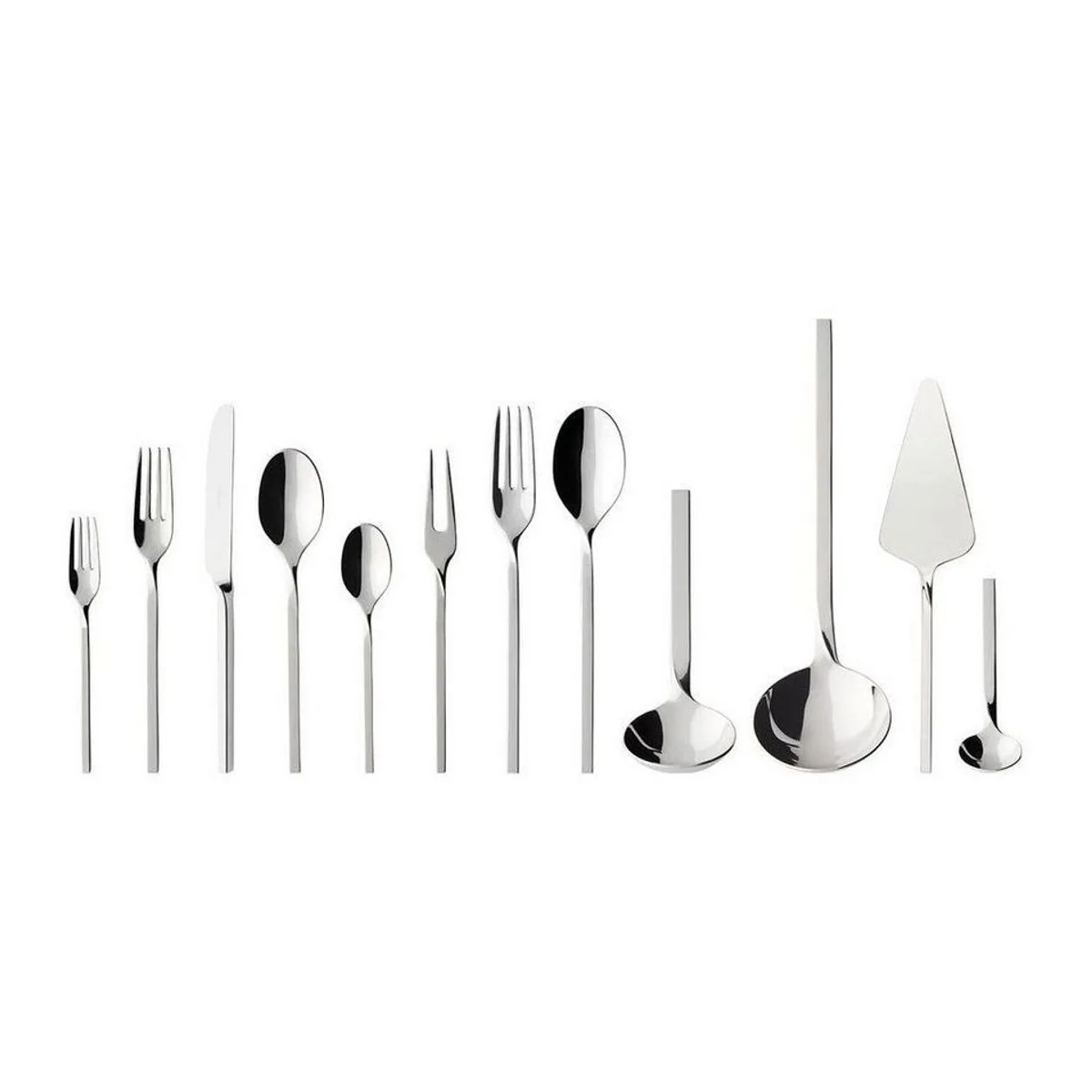 Villeroy & Boch Besteck-Set NewWave, 70-teilig, für 12 Personen, spülmaschinenfest