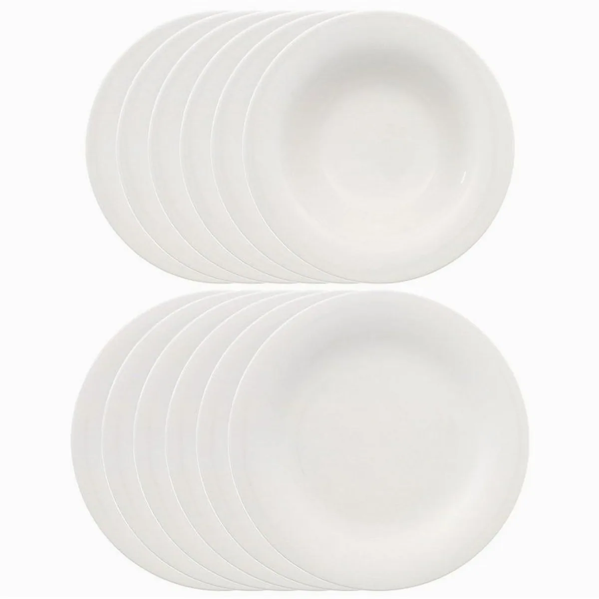 Villeroy & Boch New Cottage Tafelservice, 12-teilig, für 6 Personen — langlebig, mikrowellensicher, spülmaschinenfest
