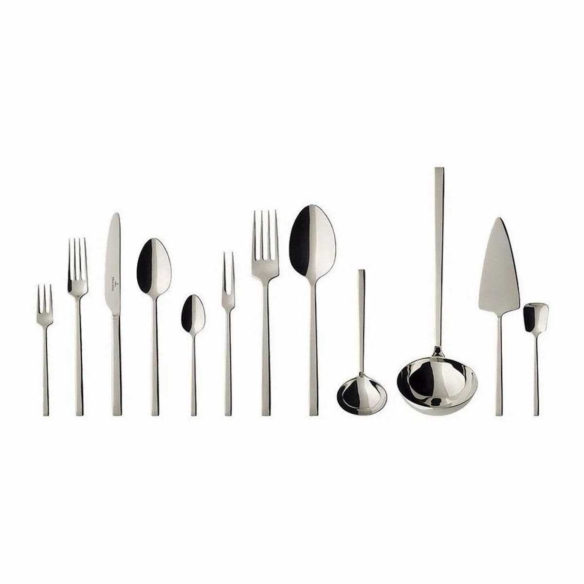 Villeroy & Boch Signature Besteck-Set La Classica, 70-teilig, für 12 Personen, Edelstahl, spülmaschinenfest