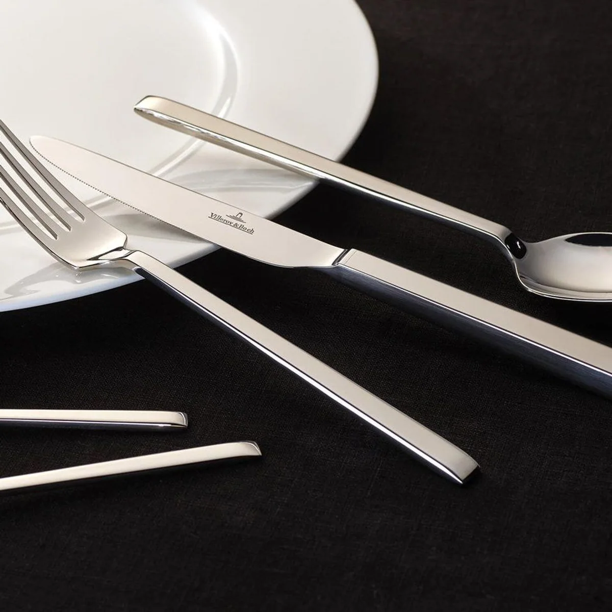 Villeroy & Boch Signature Besteck-Set La Classica, 70-teilig, für 12 Personen, Edelstahl, spülmaschinenfest 2