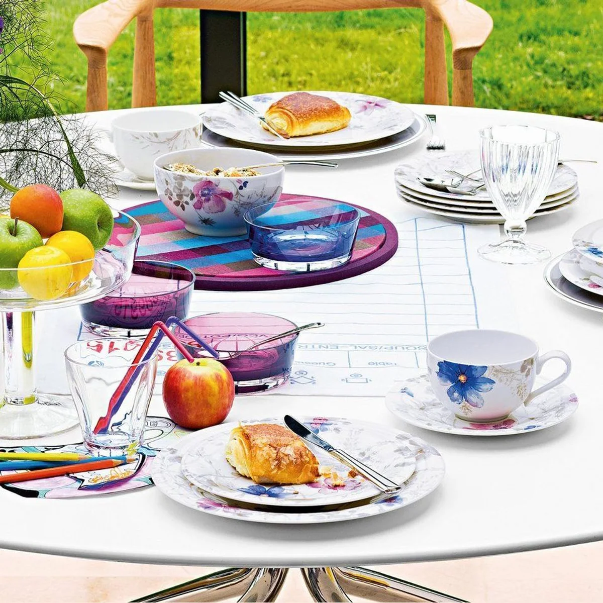 Villeroy & Boch Mariefleur Gris Basic Kaffeeservice, 18-teilig, für 6 Personen 3