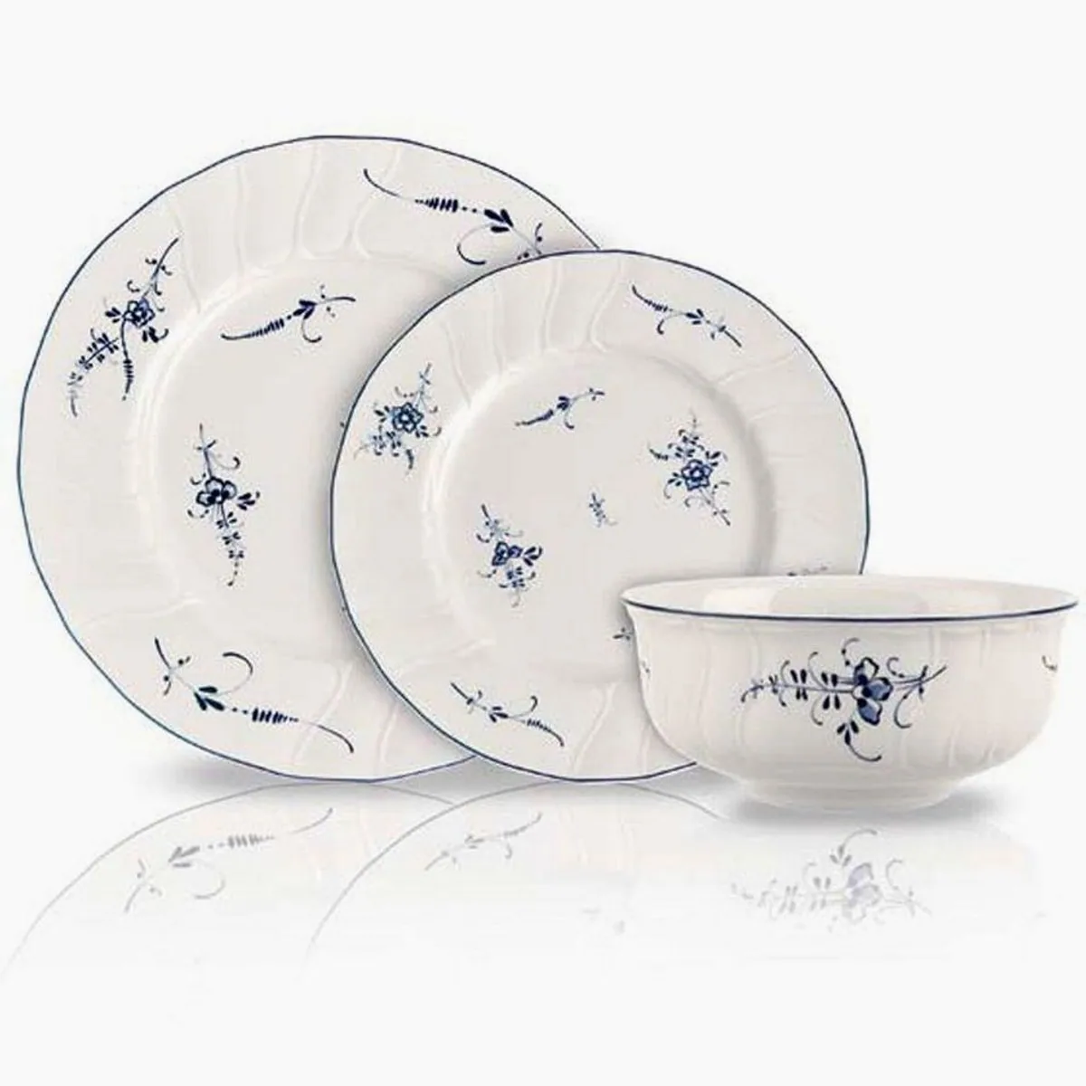 Villeroy & Boch Vieux Luxembourg Geschirr-Set, 18-tlg. für 6 Personen, Porzellan 2