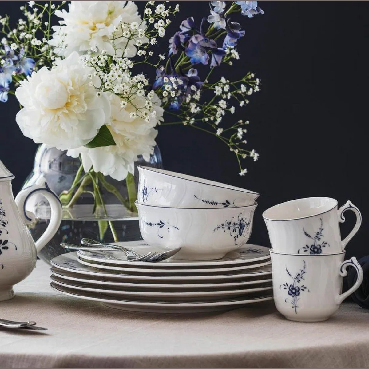 Villeroy & Boch Vieux Luxembourg Geschirr-Set, 18-tlg. für 6 Personen, Porzellan 5