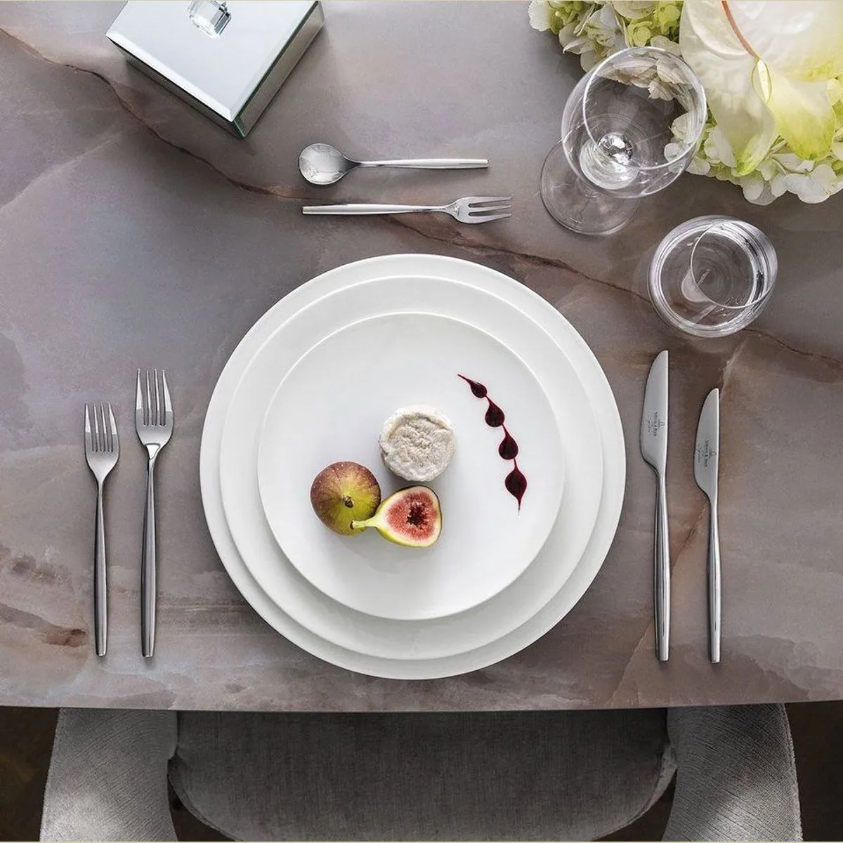 Villeroy & Boch MetroChic Besteck-Set, 70-teilig, für 12 Personen, spülmaschinenfest 3
