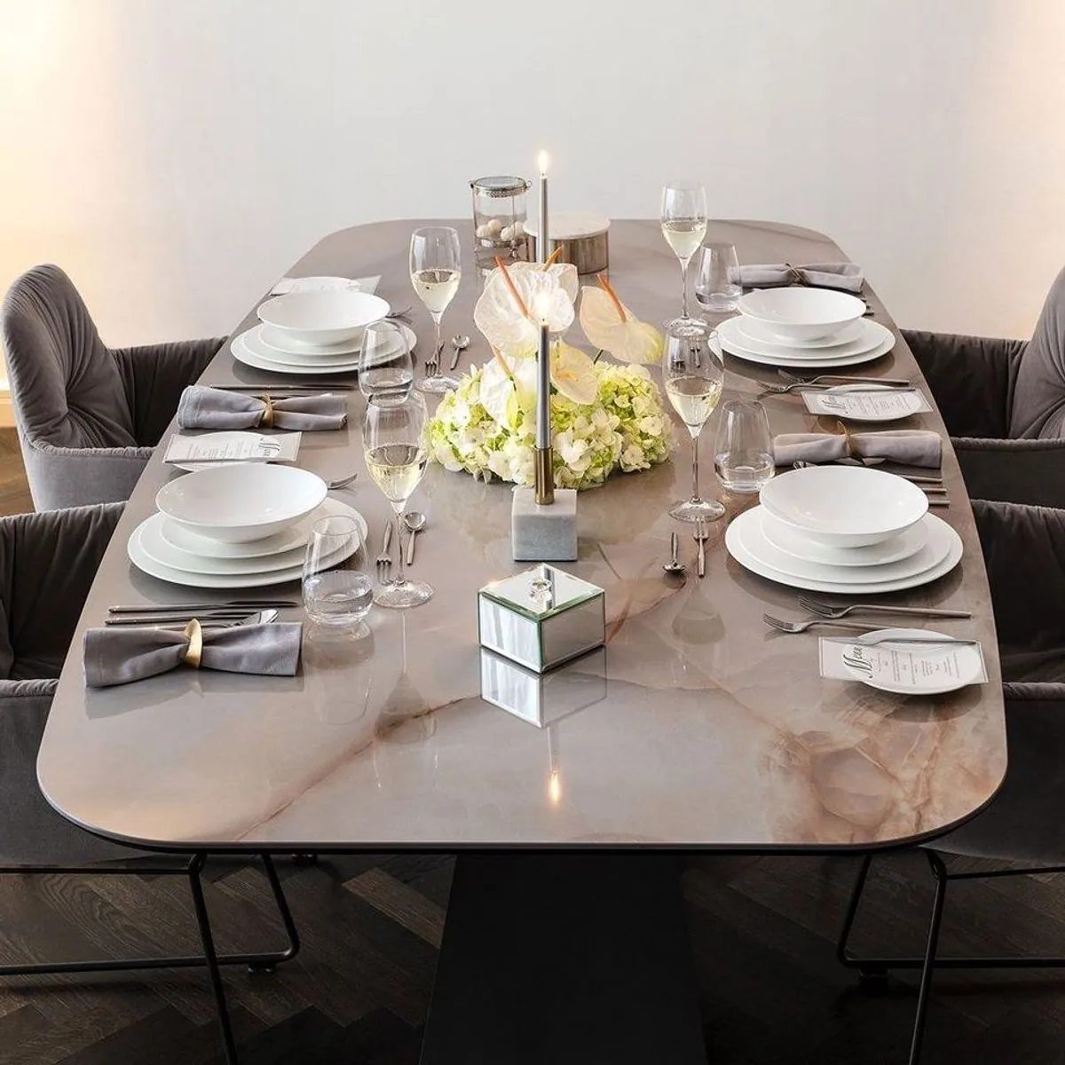 Villeroy & Boch MetroChic Besteck-Set, 70-teilig, für 12 Personen, spülmaschinenfest 5