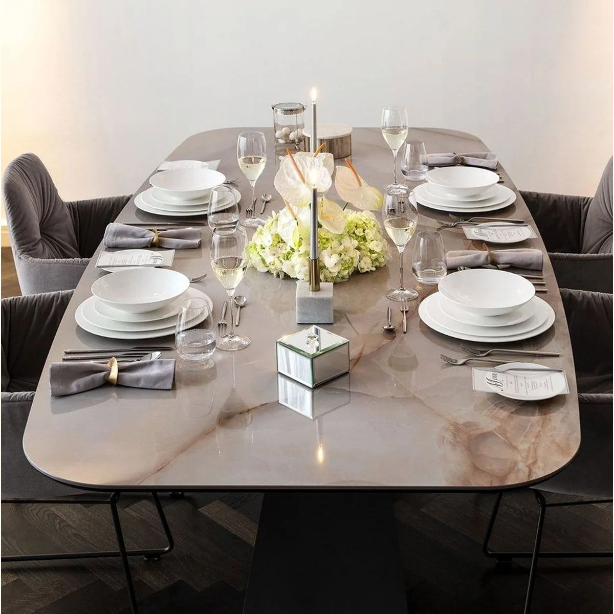 Villeroy & Boch MetroChic Besteck-Set, 113-teilig, für 12 Personen, rostfreier Edelstahl 3