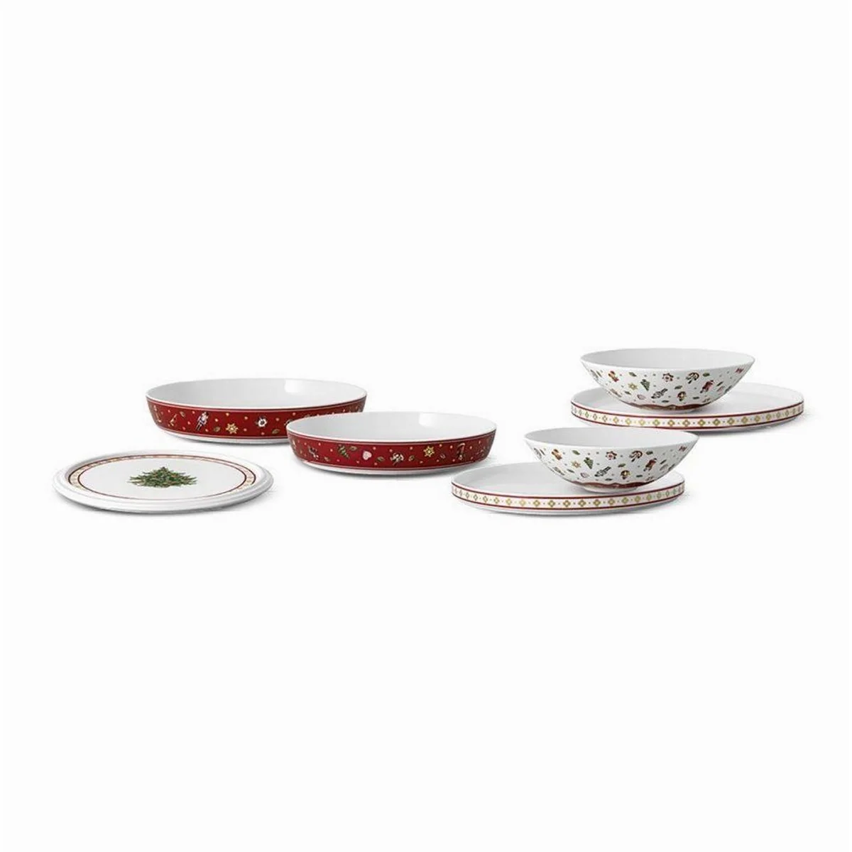 Villeroy & Boch Toy's Delight La Boule, 7-teilig, nostalgisches Design für 2 Personen 2