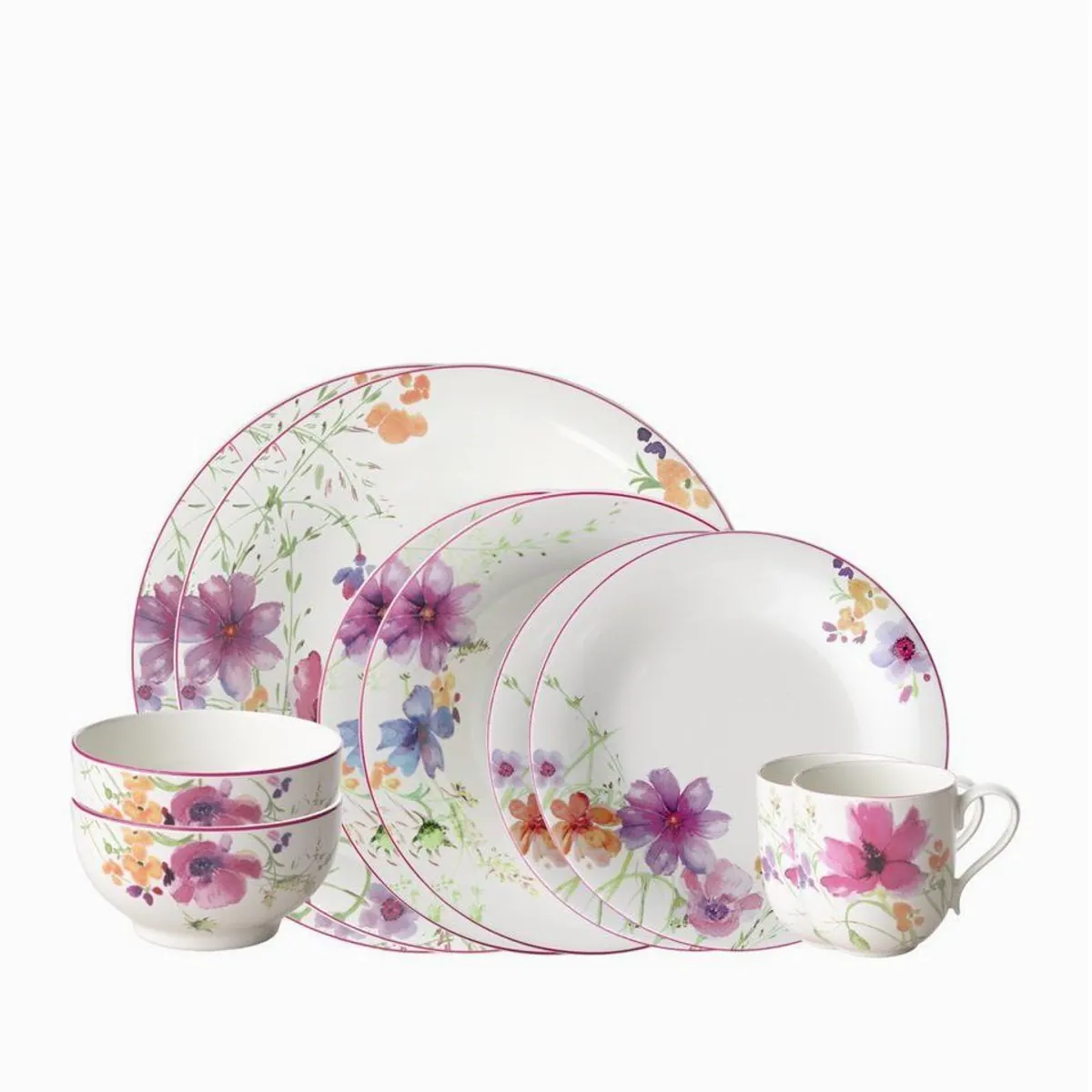 Villeroy & Boch Mariefleur Basic Starter Set, 10-teilig, zeitloses Design