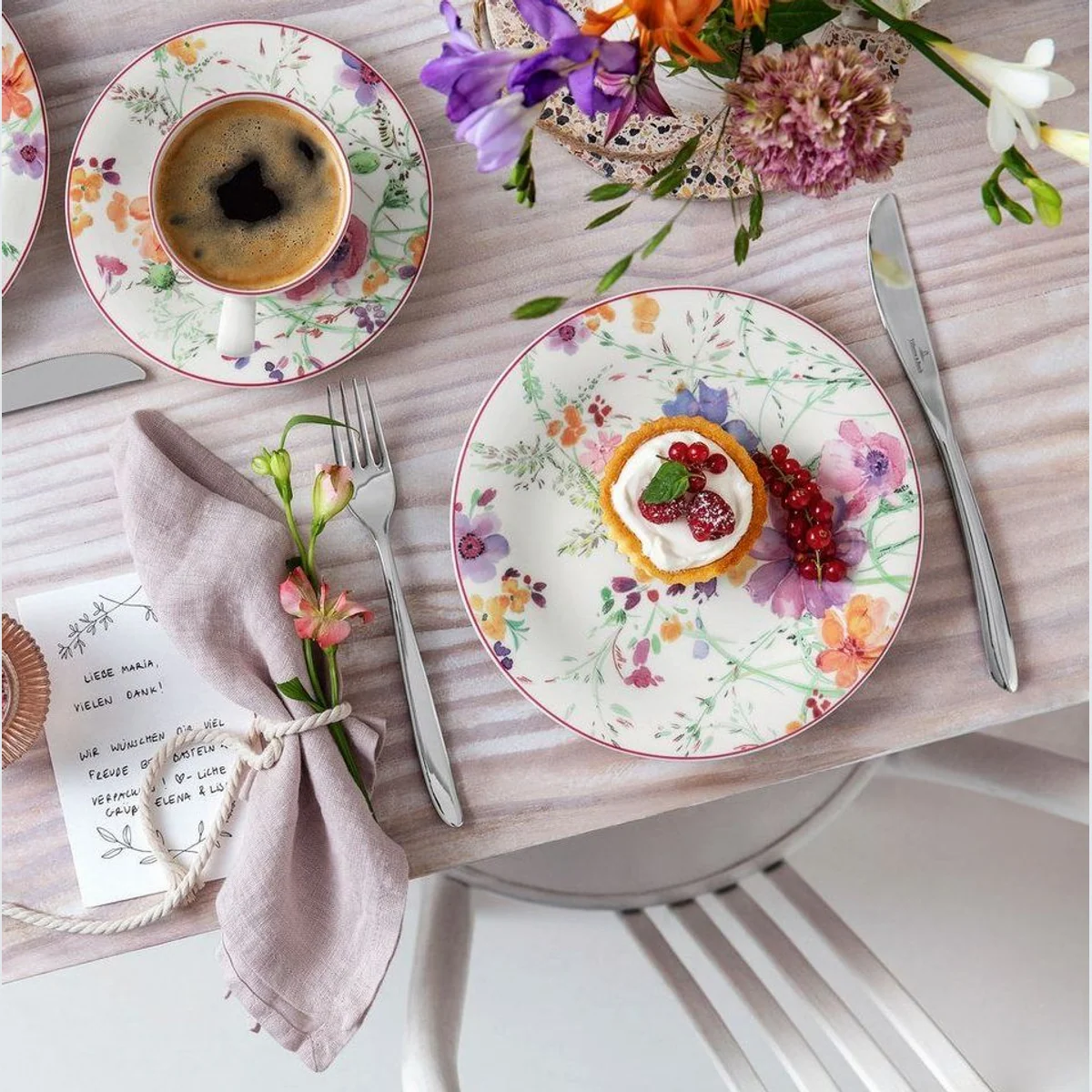 Villeroy & Boch Mariefleur Basic Starter Set, 10-teilig, zeitloses Design 3