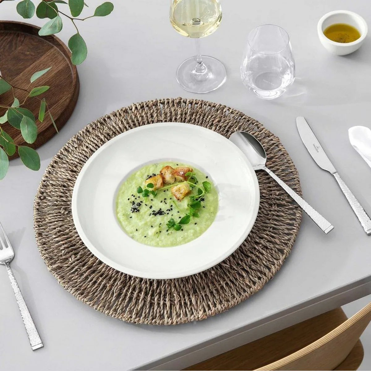 Villeroy & Boch Artesano Original Geschirr-Set, 6-teilig für 2 Personen - modernes Design, vielseitig kombinierbar, spülmaschinenfest 4