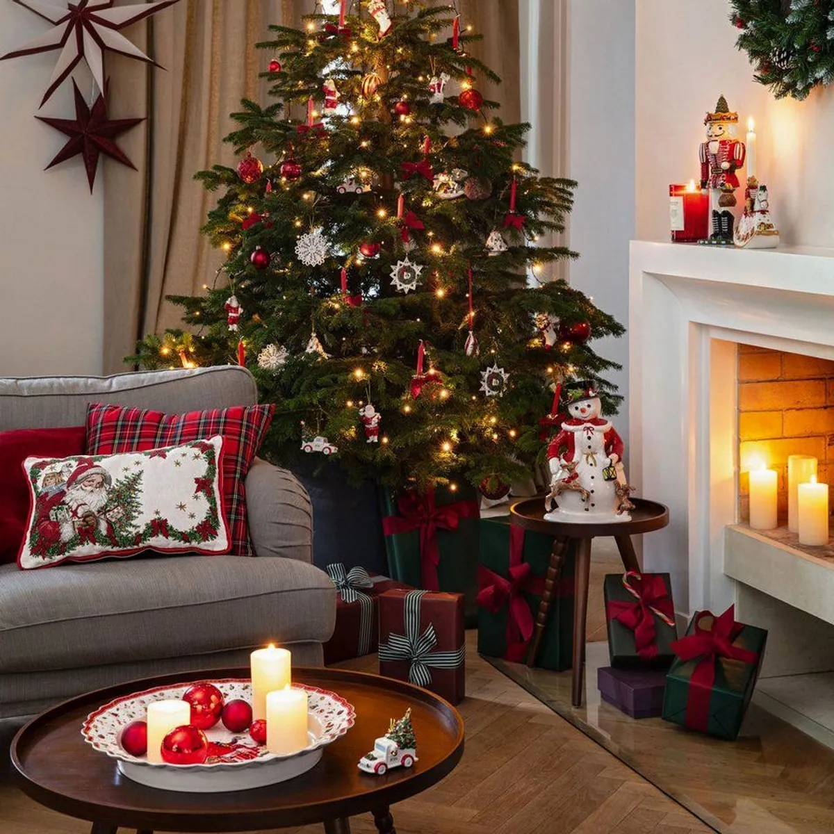 Villeroy & Boch Dekofigur Schneemann, nostalgisches Design, detailverliebt bemalt 3