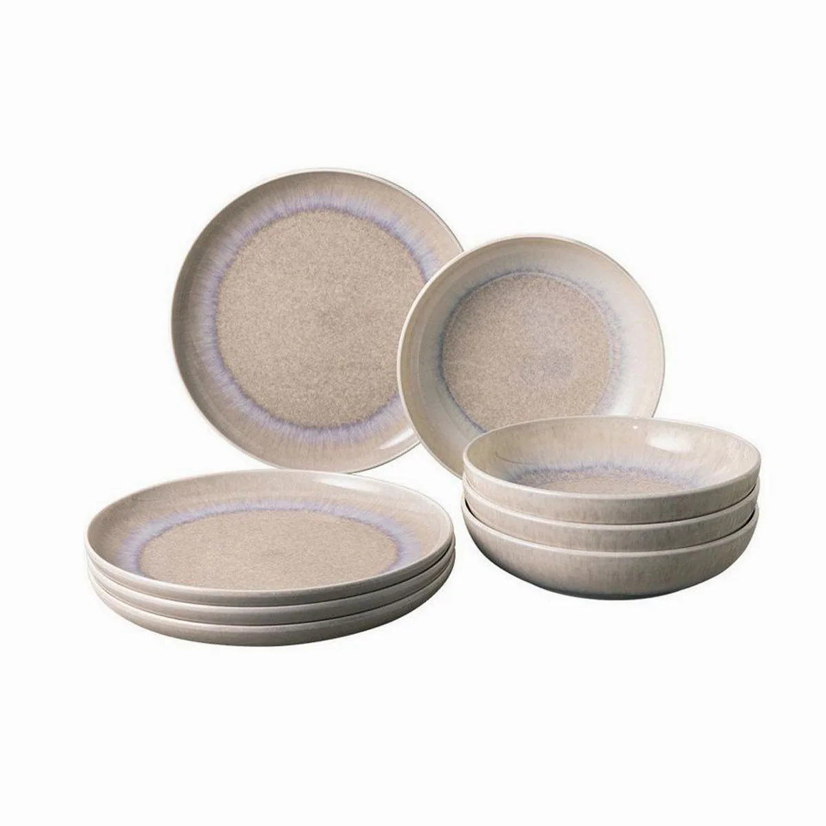 Villeroy & Boch PERLEMOR SAND Teeservice, 8-teilig, spülmaschinen- und mikrowellenfest