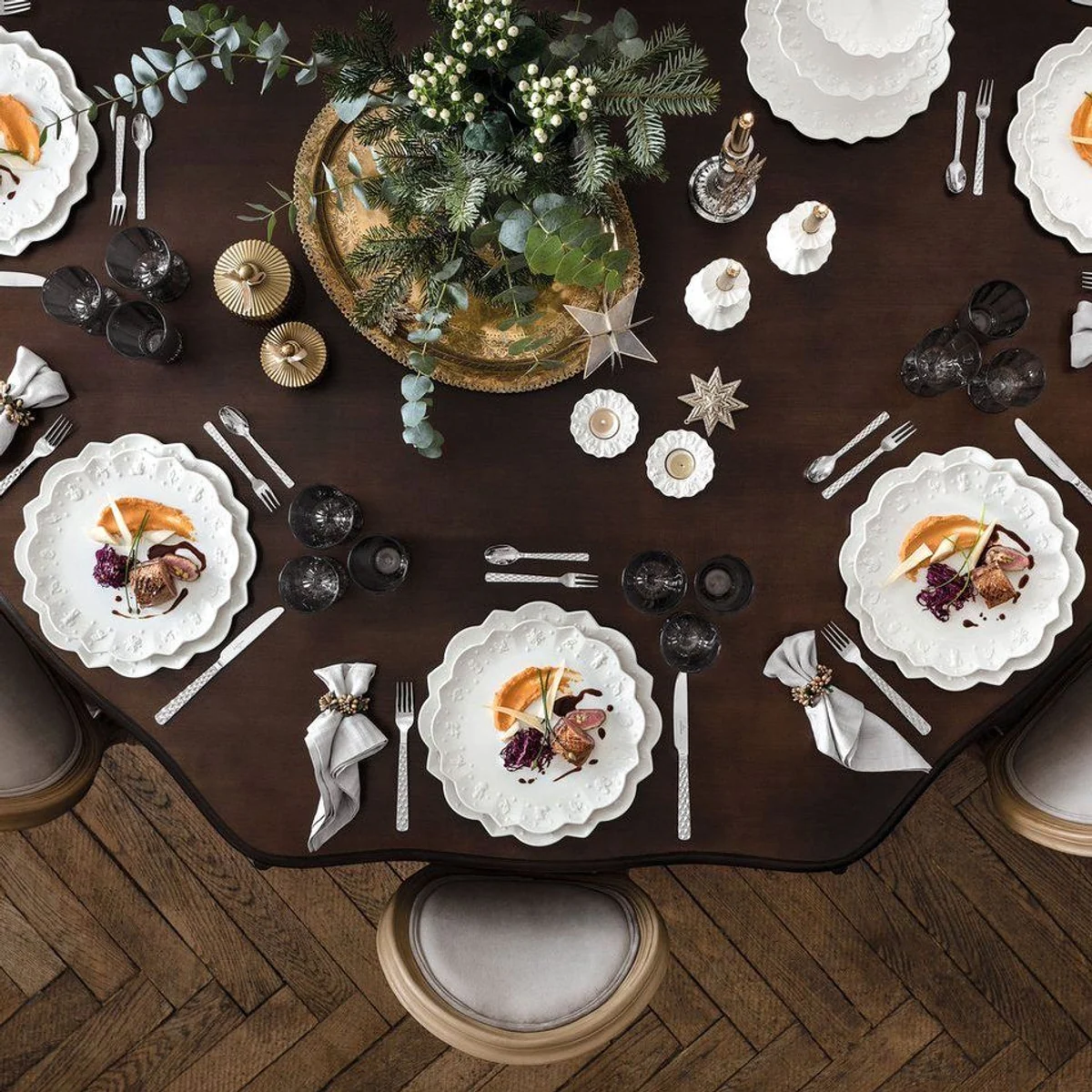 Villeroy & Boch Toy's Delight Royal Classic Teller Set, 12-teilig, für festliche Anlässe 2