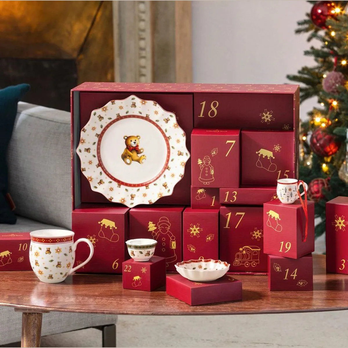 Villeroy & Boch Countdown Kalender, 24 exklusive Überraschungen, nostalgisches Design 2