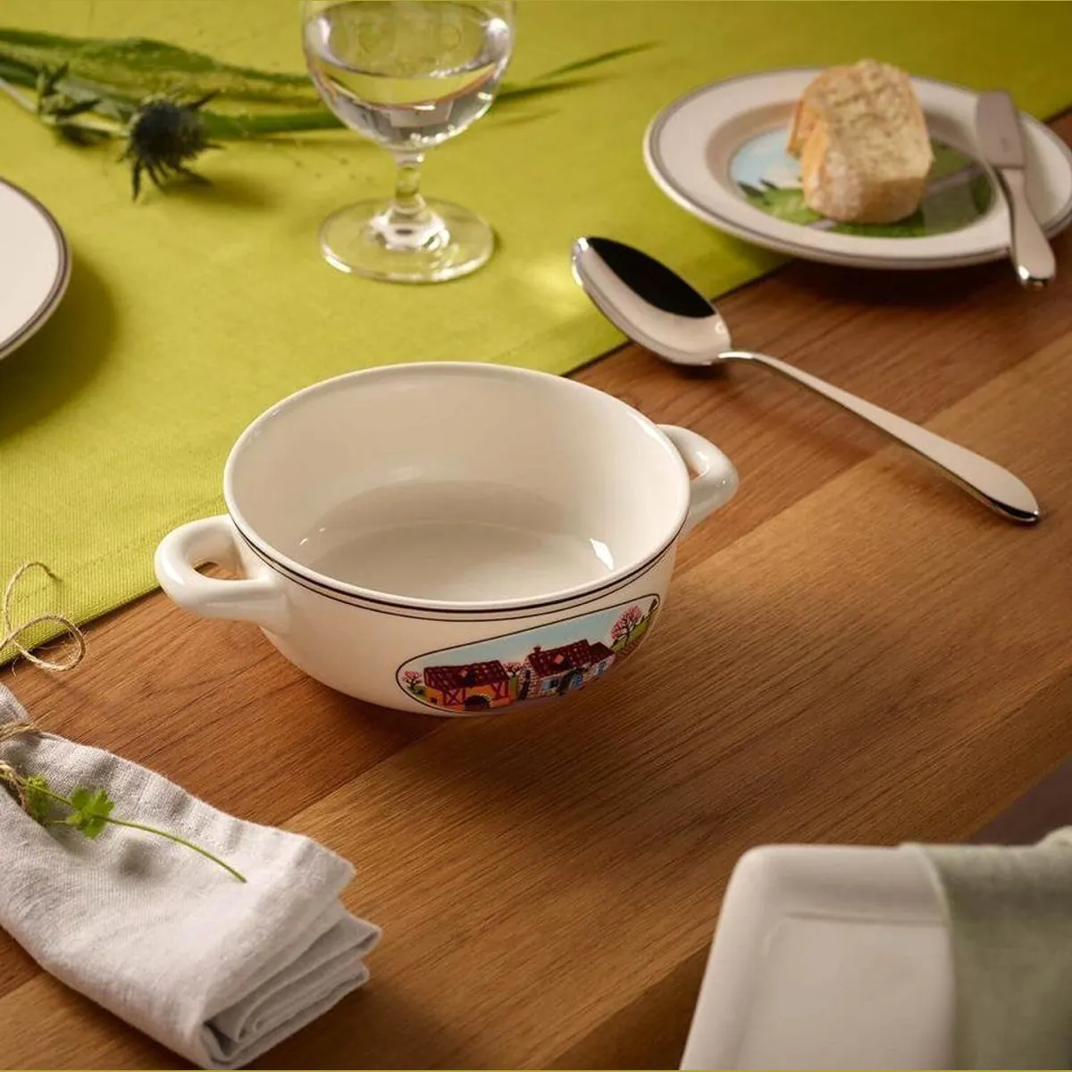 Villeroy & Boch Design Naif Suppentassen Set, 12-teilig — charmantes Design, spülmaschinenfest, mikrowellensicher 2