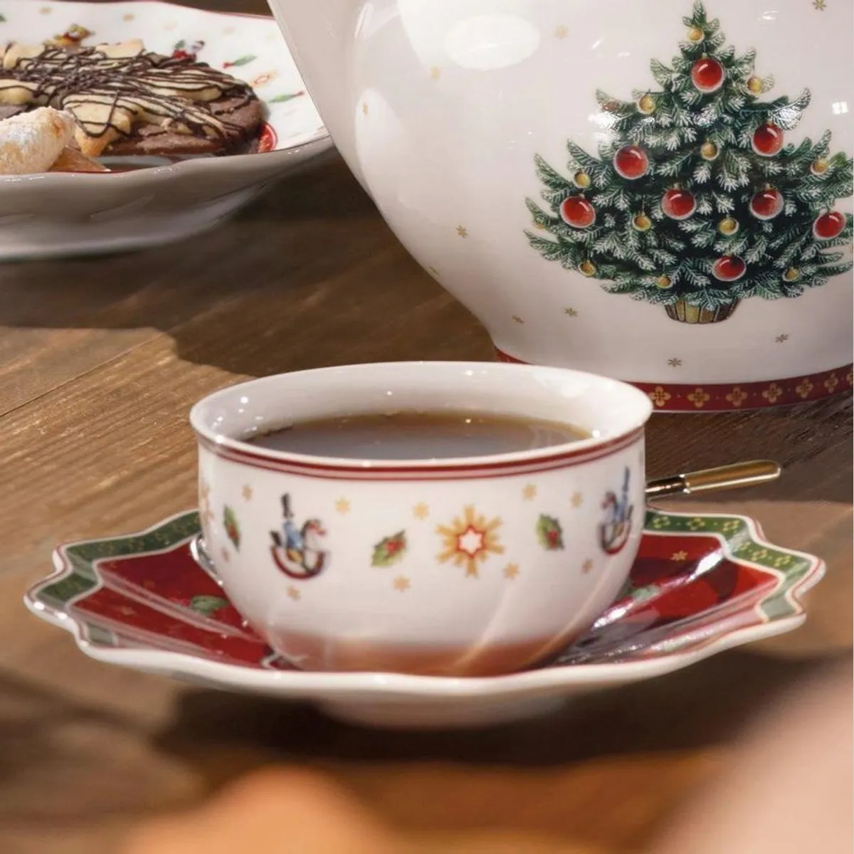 Villeroy & Boch Toy's Delight Kaffeeservice, 18-tlg., nostalgisches Design für 6 Personen 3
