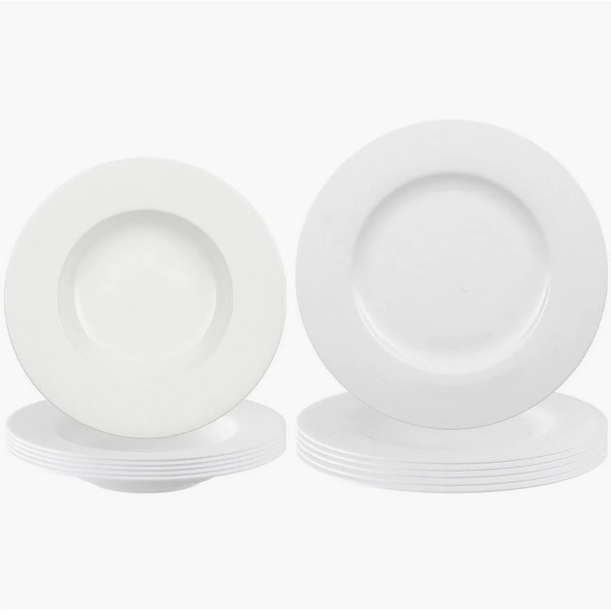 Villeroy & Boch Anmut Tafelservice, 12-teilig, für 6 Personen, Premium Porzellan