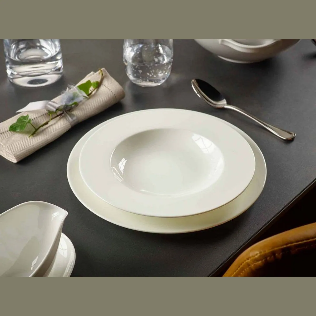 Villeroy & Boch Anmut Tafelservice, 12-teilig, für 6 Personen, Premium Porzellan 2