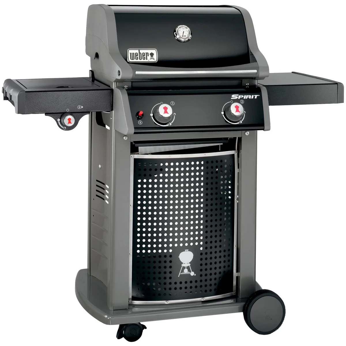 Weber Spirit E-220 Classic Gasgrill, flexible Grillstation mit Aromaschienen und Deckelthermometer