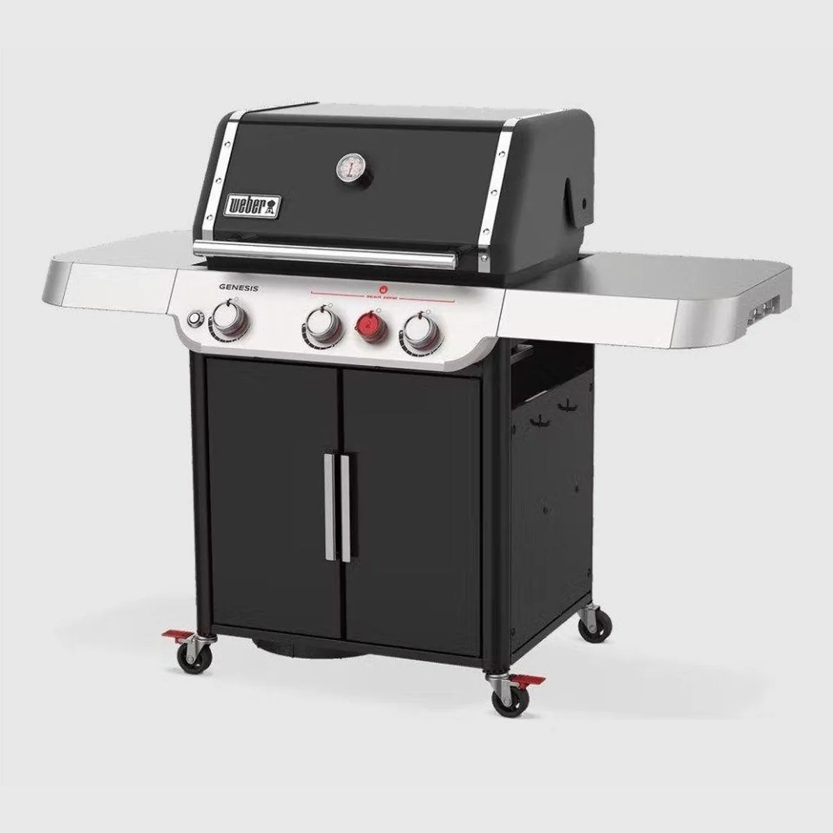 Weber Genesis Gasgrill, große Grillfläche, erweiterbarer Grillrost, praktische Vorbereitungsfläche 2