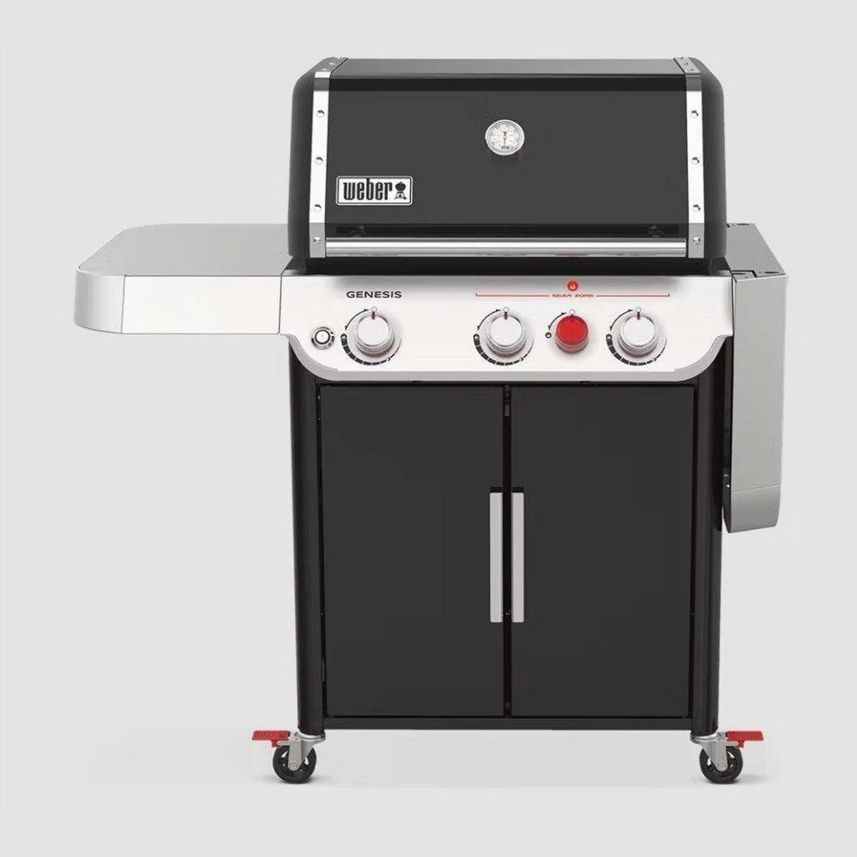 Weber Genesis Gasgrill, große Grillfläche, erweiterbarer Grillrost, praktische Vorbereitungsfläche 4
