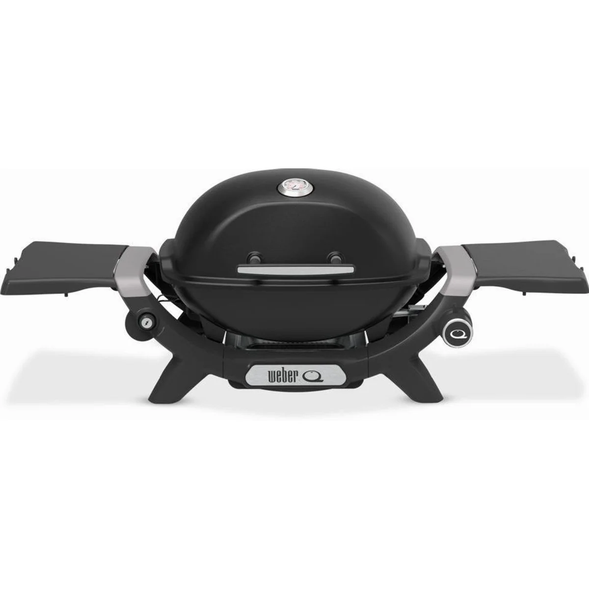 Weber Q1200N Gasgrill, Deckelthermometer, abnehmbare Seitentische 2