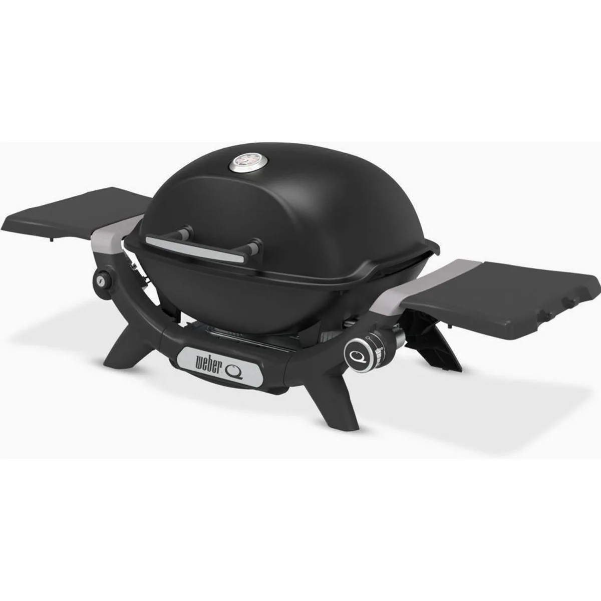 Weber Q1200N Gasgrill, Deckelthermometer, abnehmbare Seitentische 3