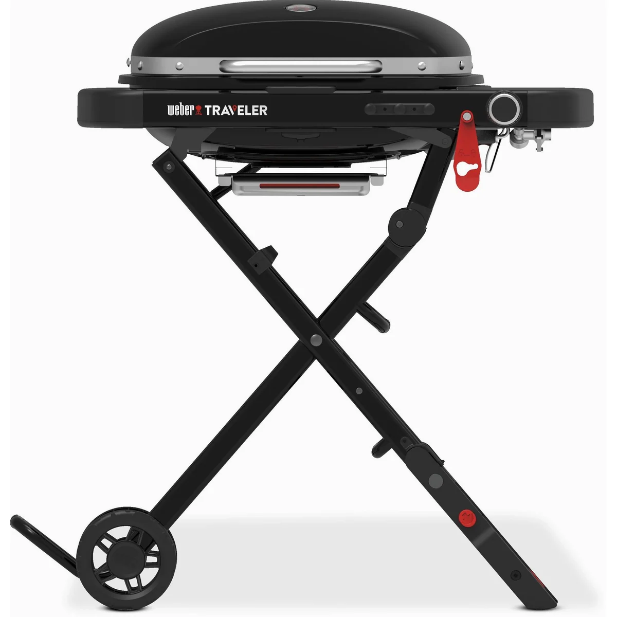 Weber Traveler Compact Gasgrill, ideal für unterwegs, kompakt und leistungsstark 3