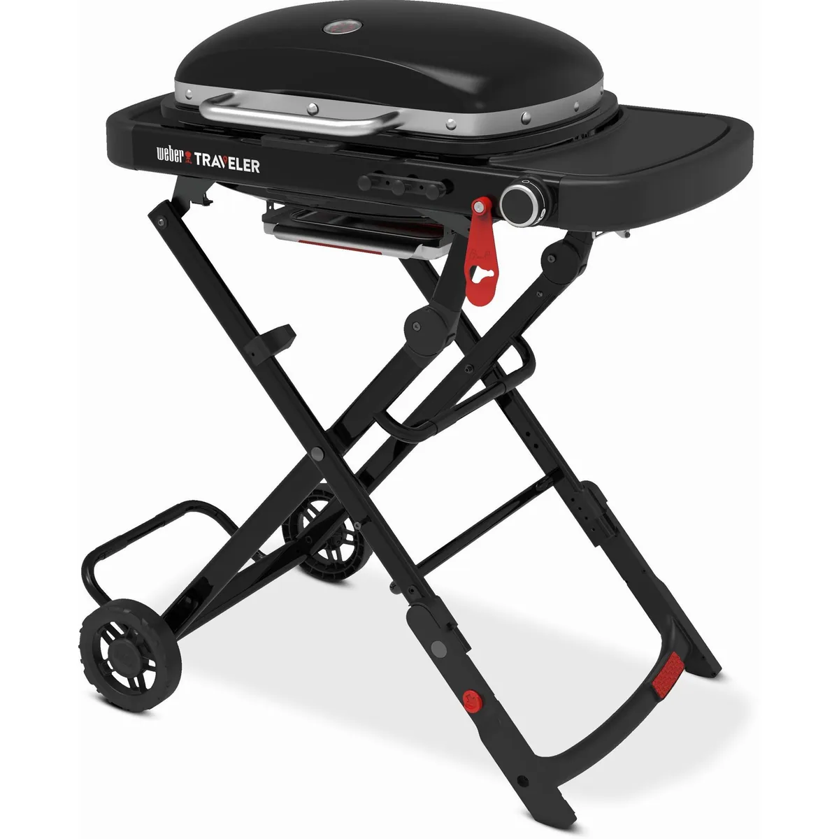 Weber Traveler Compact Gasgrill, ideal für unterwegs, kompakt und leistungsstark 4