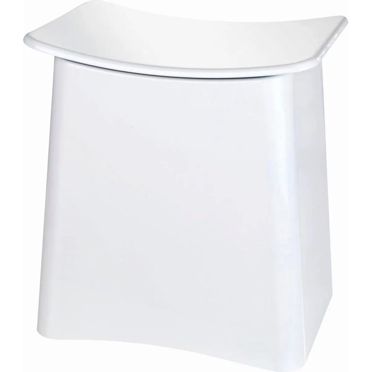 WENKO Badhocker Wing, modernes Design, herausnehmbarer Wäschesack, vielseitig einsetzbar