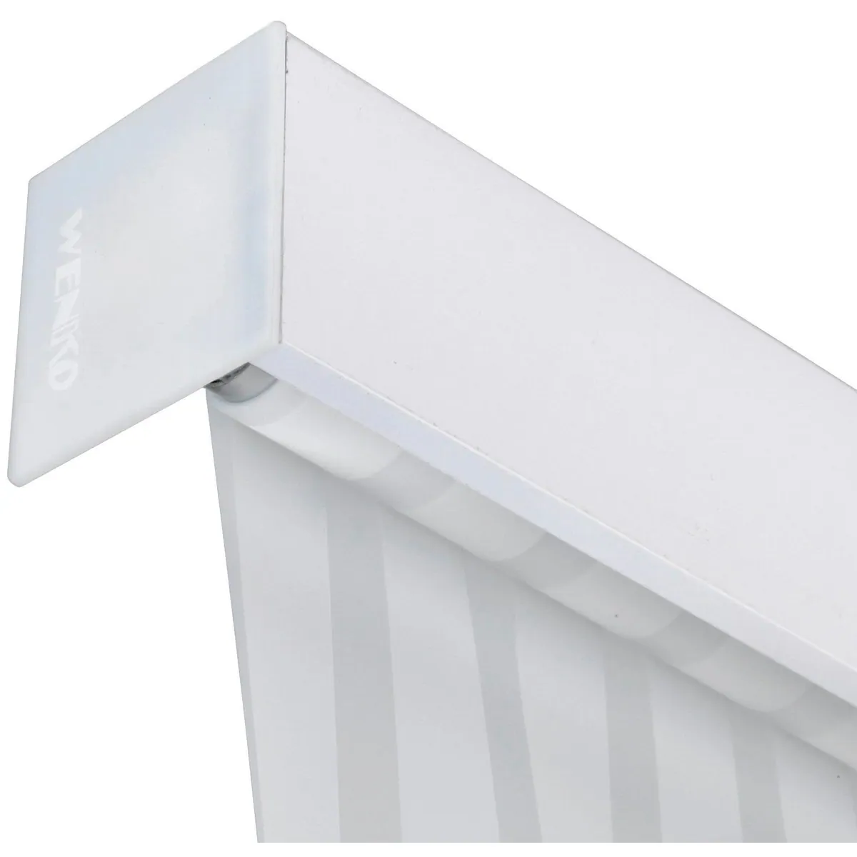 WENKO Duschrollo 128 cm, modernes Design, wasserdicht, platzsparend 2