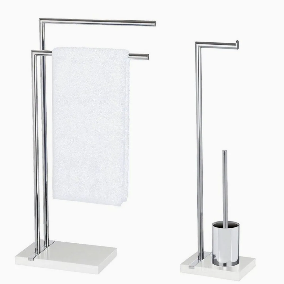 WENKO Handtuchständer, stufenförmige Aufhängung, elegantes Design