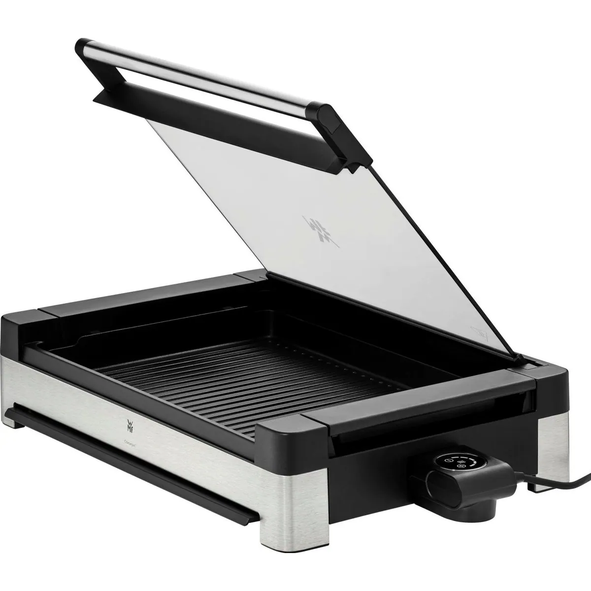 WMF Lono Tischgrill, 2200 W, abnehmbarer Glasdeckel, Touchsteuerung 2